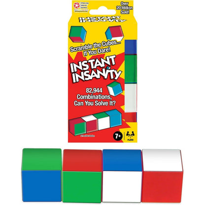 Instant Insanity Puzzle Board Game
