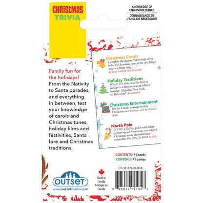 Christmas Trivia Card Game Board Game