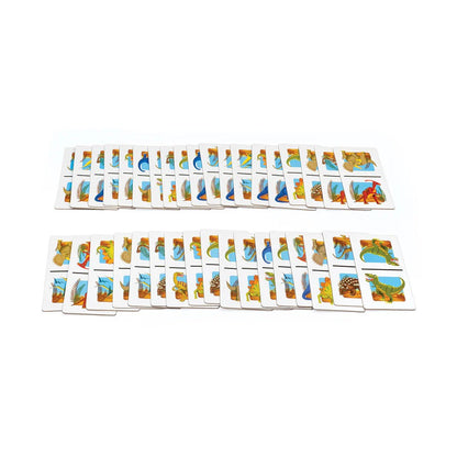 Picture Dominoes: Dino Board Game