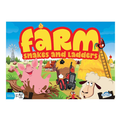 Farm Snakes & Ladders Board Game