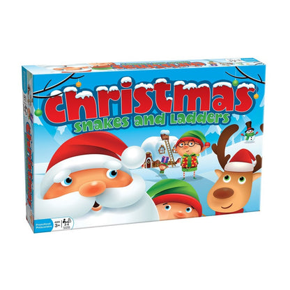 Christmas Snakes & Ladders Board Game