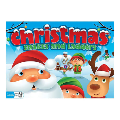 Christmas Snakes & Ladders Board Game