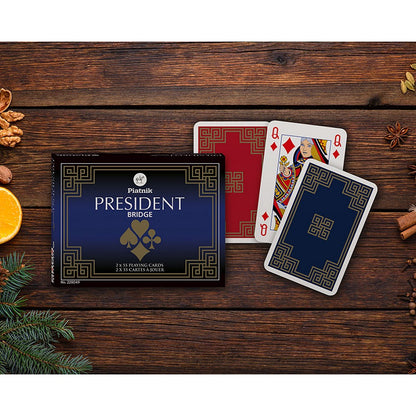 President Bridge Dbl Deck Board Game