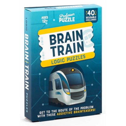 Brain Train Logic Puzzles Board Game