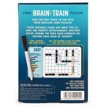 Brain Train Logic Puzzles Board Game