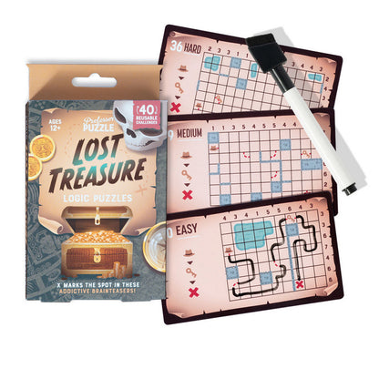 Lost Treasure Logic Puzzles Board Game