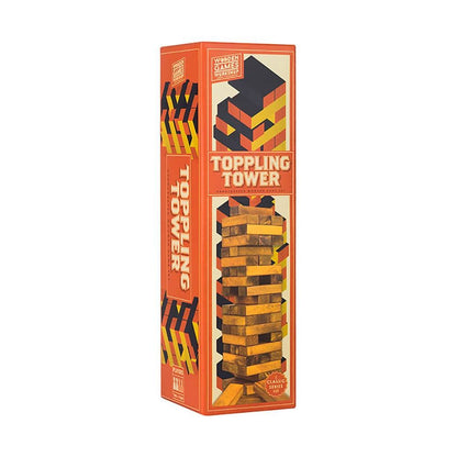 Toppling Tower Wood Game W/S Board Game
