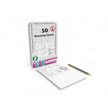 50 Drawing Comics Tin Board Game