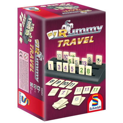Rummy Travel W/Racks Schmidt Board Game