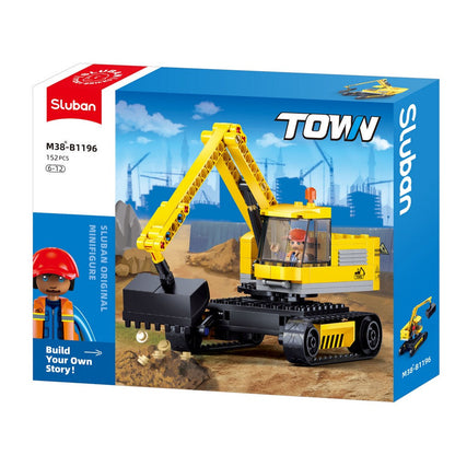 Town Excavator 152Pc Toy
