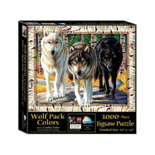 Puzzle Wolf Pack Colours 1000Pc