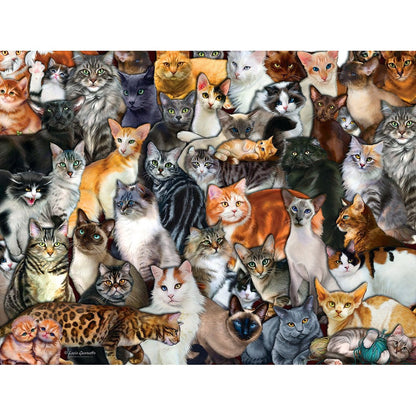 Puzzle Cat Collage 300PcXL