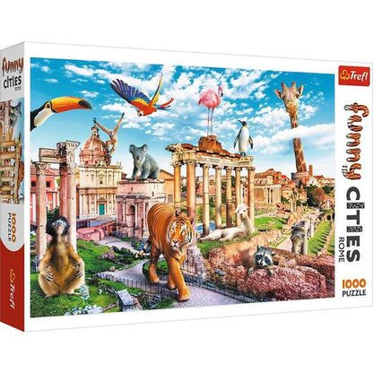 Puzzle Funny Cities Wild Rome