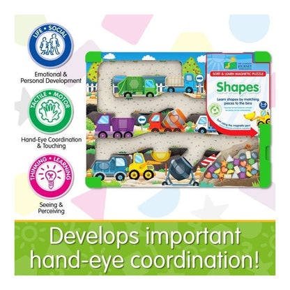 Sort & Learn Magnetic Shapes