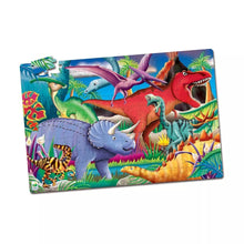 Dinos Floor Puzzle Glow 100Pc