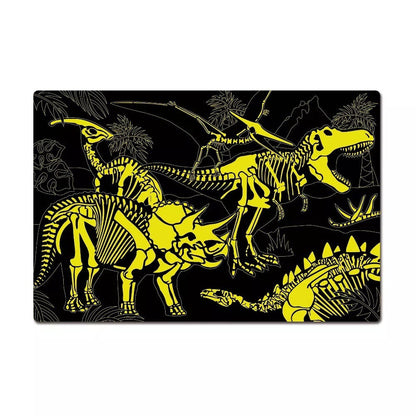 Dinos Floor Puzzle Glow 100Pc