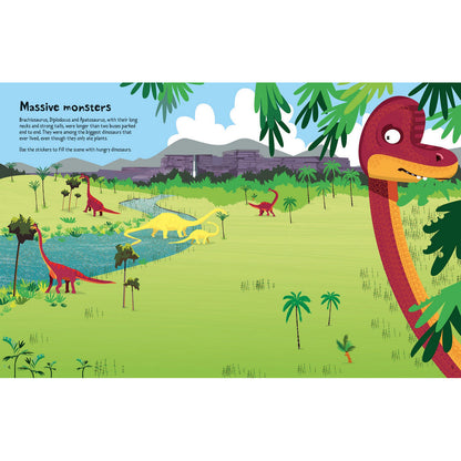 Big Dinosaur Sticker Book Book