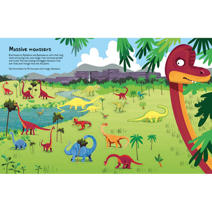 Big Dinosaur Sticker Book Book