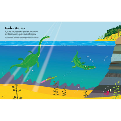 Big Dinosaur Sticker Book Book