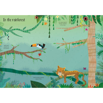 Little First Stickers Animals Book