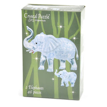 Puzzle 3D Elephant Pair Crystal Puzzl