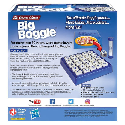 Boggle Big Boggle Board Game