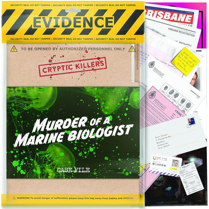 Cryptic Killers Murder of a Marine Biologist Board Game