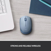 Logitech M171 Wireless Mouse Blue Grey