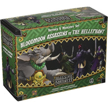 Massive Darkness Heroes and Monster Set Bloodmoon Assassins vs The Hellephant Game