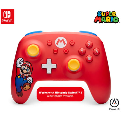 Power A Wireless Controller for Nintendo Switch Mario Joy