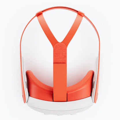 Meta Quest 3 Facial Interface and Head Strap For VR Headset Blood Orange