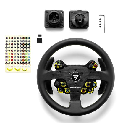 Thrustmaster EVO Racing 32R Leather Round Leather-Wrapped Wheel Rim & Detachable Hub