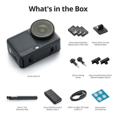 DJI Osmo Action 6 Camera Adventure Combo