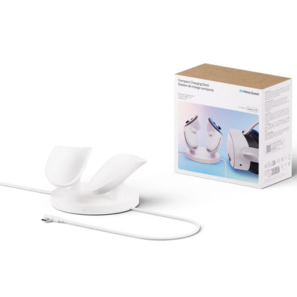 Meta Quest Compact Charging Dock Works with Meta Quest 3/3S VR Headset