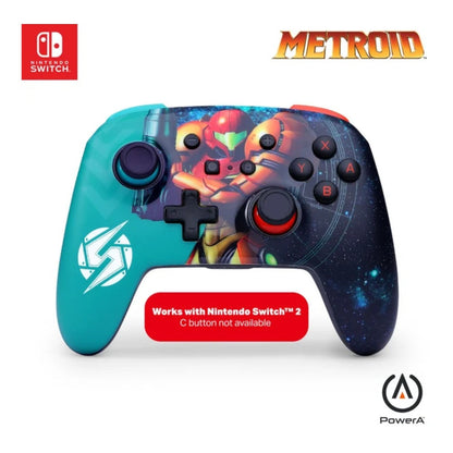 PowerA Enhanced Wireless Controller for Nintendo Switch Metroid