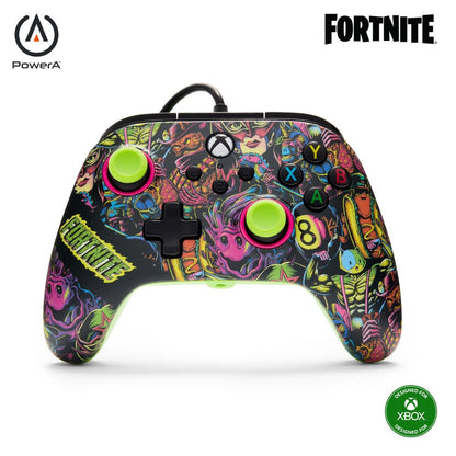 PowerA Advantage Wired Controller for Xbox Series X|S Fortnite Glow