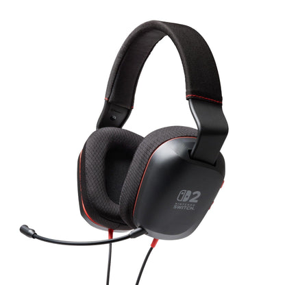 PowerA Wired Stereo Headset for Nintendo Switch 2 Black