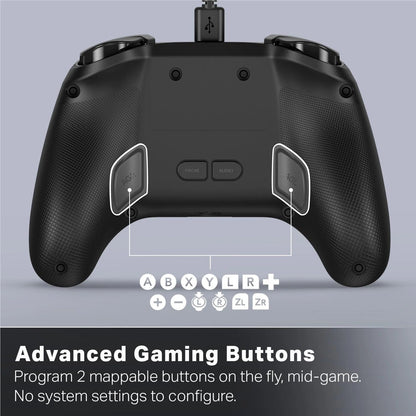 PowerA Advantage Wired Controller Hall Effect Modules Nintendo Switch 2 Black