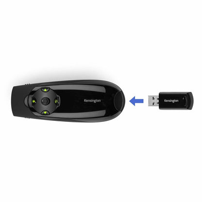 Kensington Presenter Expert Laser Pointer With Green Laser And Memory