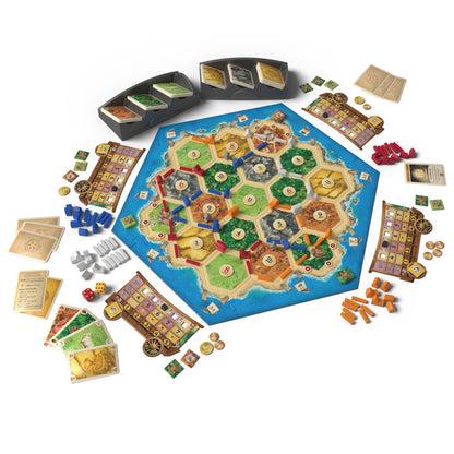 CATAN 6th Edition - Traders and Barbarians 5-6 Player Expansion Game