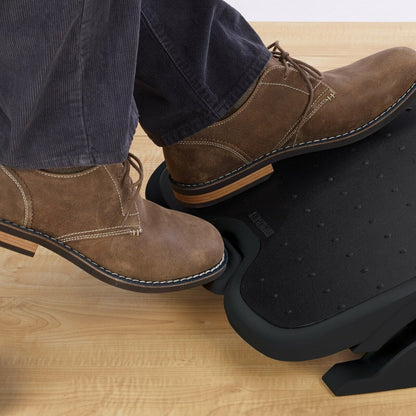 Kensington Solemate Plus Footrest Foot Rest Adjustable Black