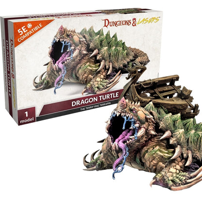 Dungeons & Lasers: Miniatures Dragon Turtle