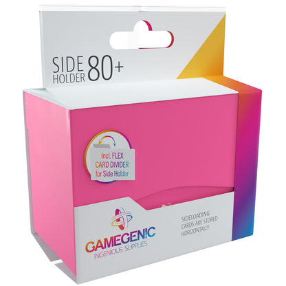 Gamegenic Side Holder Holds 80 Sleeves Deck Box Pink Cards