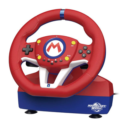 HORI Mario Kart Pro Mini Racing Wheel Pedals Nintendo Switch 1/2 Red/Blue