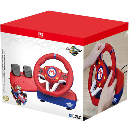 HORI Mario Kart Pro Mini Racing Wheel Pedals Nintendo Switch 1/2 Red/Blue