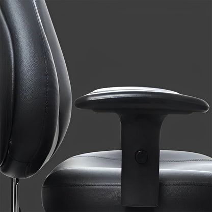 Buro Persona Leather Office Chair Ergonomic with Arms Black