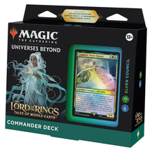 Magic the Gathering The Lord of the Rings Tales of Middle Earth Commander Decks 4 Decks Per Display