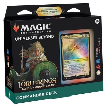 Magic the Gathering The Lord of the Rings Tales of Middle Earth Commander Decks 4 Decks Per Display