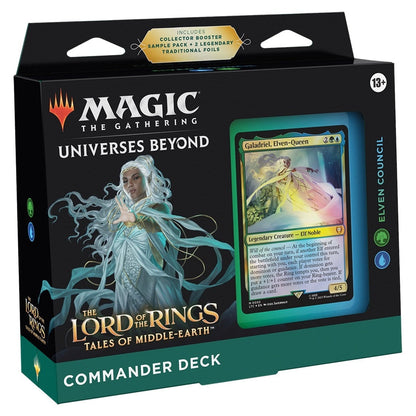 Magic the Gathering The Lord of the Rings Tales of Middle Earth Commander Decks 4 Decks Per Display