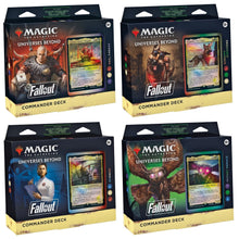 Magic the Gathering Fallout Commander Decks 4 Decks Per Display